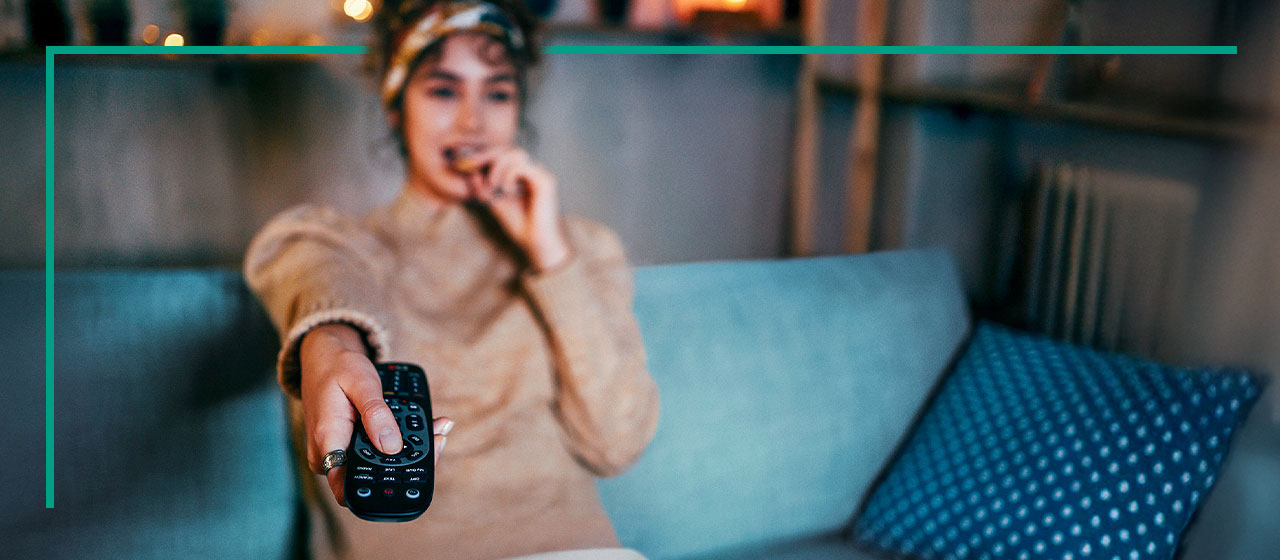 Endlos schauen und chillen.